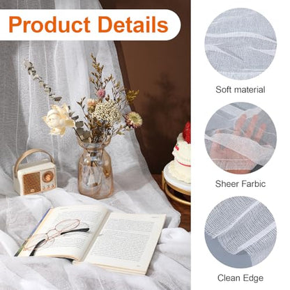 Cheesecloth Roll, 70 Yard Grade 50 Cheese Cloths for Straining, Reusable Unbleached Cotton Cheesecloth Bulk for Cooking Baking Juicing Cheese Making Wedding Decor, White