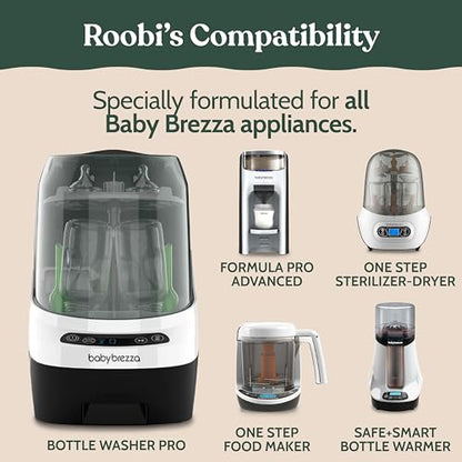 Roobi Descaling Solution Compatible with Baby Brezza. Specially Formulated to Clean & Descale Baby Appliances. Up to 2 Uses per Bottle, 2 Pack. Carbon Neutral. - style: Descaling Solution