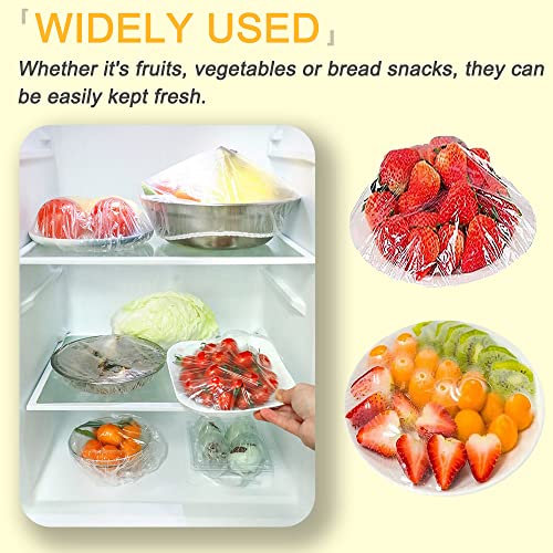 HangYu 200Pcs Bowl Covers Elastic Food Fresh Keeping Bag Dish Sealing Wrap Covers Sourdough Bread Proofing Basket Banneton Lids