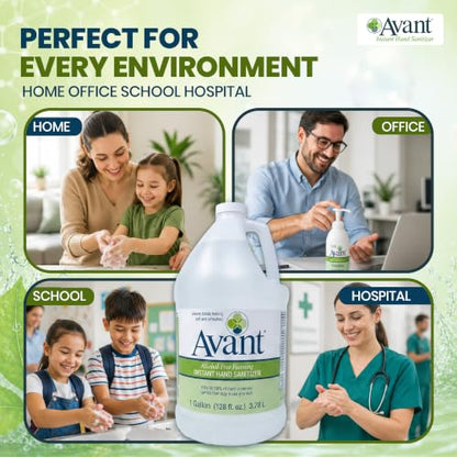 Avant® Alcohol-Free Foaming Hand Sanitizer, 1 Gallon refill - size: 128 Fl Oz (Pack of 1)