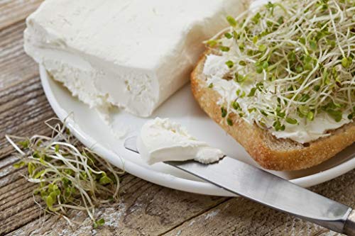 Cultures for Health Cream Cheese Starter Culture | 4 Non-GMO Direct-Set Packets & 2 Vegetable Rennet Tablets | DIY Creamy Spread for Bagels, Appetizers, Dips & Cupcake Frosting