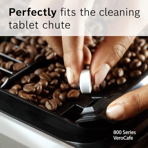 Bosch Cleaning Tablets for VeroCafe Coffee Machines - Espresso Cleaner, Phosphate-Free, Remove Coffee Oil and Residue - For Appliance Care and Maintenance, Extends Service Life - 10 Tabs - TCZ8001US
