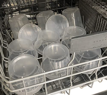 32 oz [20-Pack] Microwavable Plastic Deli Food Storage Containers with Lids | BPA Free, leak-resistant, stackable and freezer-safe design helps keep food fresh and secure - size: 32 oz - 20 Pack