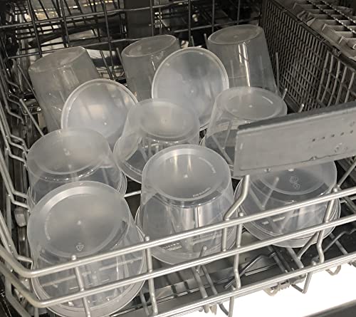 8 oz [30-Pack] Microwavable Plastic Deli Food Storage Containers with Lids | BPA Free, leak-resistant, stackable and freezer-safe design helps keep food fresh and secure - size: 8 oz - 30 Pack