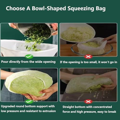 Soy Milk Bag, 2025 New Organic Unbleached Cheesecloth Bags, Cheese Cloth Bag For Straining, Nut Milk Bags For Straining Reusable, For Straining Oat Milk, Almond Milk, Cheese Making (3, s) - size: s