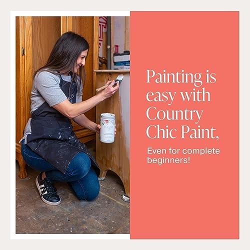 Country Chic Paint Wax Brush – Chalk Paint Wax Applicator with Synthetic Bristles – Furniture Wax Brush, No Shedding, Vegan-Friendly | 1.5"