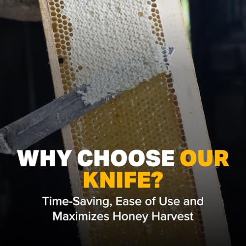 Mann Lake Electric Uncapping Knife, 120V, Stainless Steel Blade with Thermostat for Optimal Heating, Quick Heating, Ergonomic Grip, Uncap Honeycomb Frames Efficiently and Maximize Honey Harvest