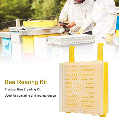 Queen Rearing Kit, Sturdy, Durable, Non, Lightweight Plastic Beekeeping Tools Set with 50 Pieces Bee Cage and 300 Pieces Bee Cup for Professional Beekeepers