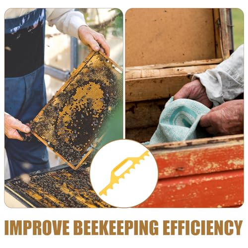 Hemoton Beekeeping Frame Spacer Plastic Hive Frame Holder Tool for Beehive Apiary Equipment Hive Management