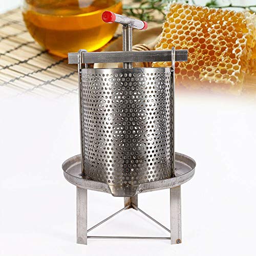 Manual Honey Press Extractor Household Honey Press Mesh Tool Stainless Steel Mesh Wax Press Beekeeping Tool