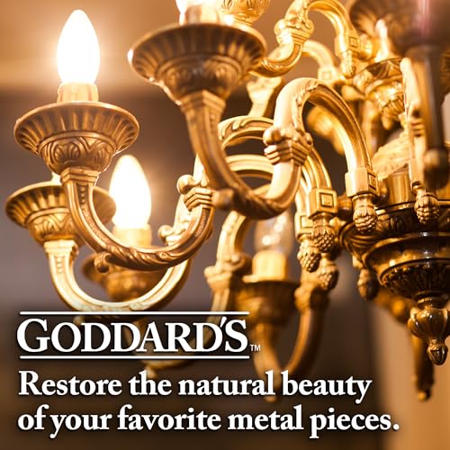 Goddard's Copper & Brass Polish, Copper Cleaner & Brass Cleaner for Long-Lasting Shine, Metal Polish for Pewter, Chrome & More, Metal Polishing Compound (7oz) - size: 7 Fl Oz (Pack of 1)