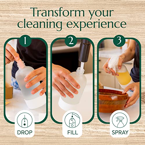 CLEANOMIC Wood and Flooring Cleaning Tablets (6 Pack) - All-Purpose Multi-Surface Household Cleaner Tablets (Orange Scent) - size: 6 Count (Pack of 1)