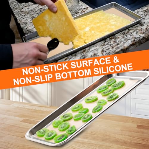 5 pcs Silicone Baking Mats For Harvest Right Freeze Dryer Medium Size Trays (Gray, M - Medium) - color: Gray