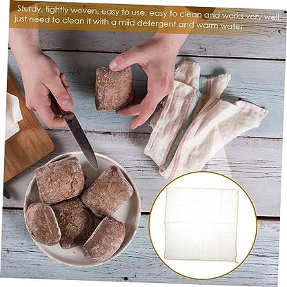 SMASOLO 18pcs Reusable Cheese Cloth for Straining Draining Tofu Making Muslin for Cooking Canning and Baking for Yogurt Oil and Poultry
