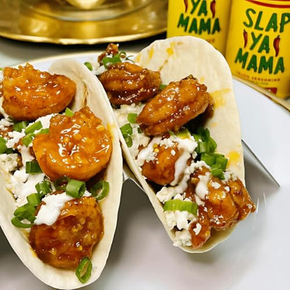 Slap Ya Mama Gift Set with Makin' Groceries Kitchen Towel - Authentic Louisiana Creole Spice Collection for Grilling Seafood Meats, Perfect Kitchen Essential Gift for Cajun Cooking Parties