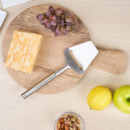 Restaurantware Stainless Steel Handheld Cheese Slicer - German Standard Cheese Cutter with Sharp Blades, Dishwasher Safe - Heavy Duty Plane Cutter for Butter, Parmesan, Cheddar