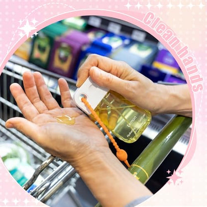 Frienda 12 Pcs Hydrating Hand Sanitizer Spray Scented Hand Sanitizer Mini Spray with Keychain Portable Travel Size 1.35fl. oz Lavender Mist Moisturizing Thank You Gifts for Coworker Staff Women Adults - style: Classic