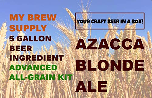 Azacca Blonde Ale Homebrew Advanced All Grain Beer Ingredient Recipe Kit by My Brew Supply