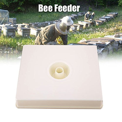 Bee Feeder, Bee Watering Station Plastic Beehive Beekeeping Water Dispenser Beehive Entrance Feeder for Outdoor Garden Yard Decor