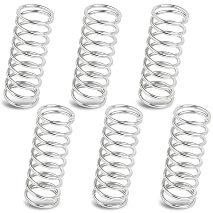 SP 9734 압축 스프링 6개, 스프링 스틸, 0.3cm x 3.2cm x 7.6cm(0.1인치 x 1-1/8인치 x 3인치)