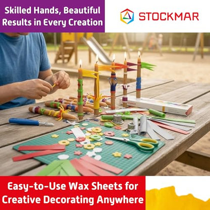 STOCKMAR Decorating Beeswax - 12 Pack (Green) - color: Green
