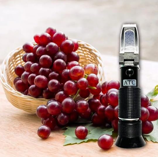 Sper Scientific 300080 Wine Making Refractometer - 0 to 25% with ATC - Alcohol & Sugar Concentration Measurement for Wine, Vodka, Whiskey, and More - 2 pc - size: 2 Pack