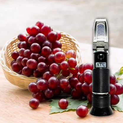 Sper Scientific 300080 Wine Making Refractometer - 0 to 25% with ATC - Alcohol & Sugar Concentration Measurement for Wine, Vodka, Whiskey, and More - 2 pc - size: 2 Pack