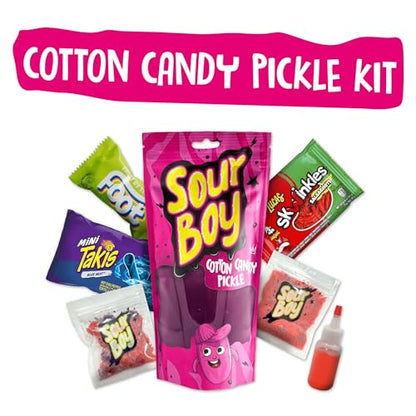 Sourboy Cotton Candy Pickle Kit