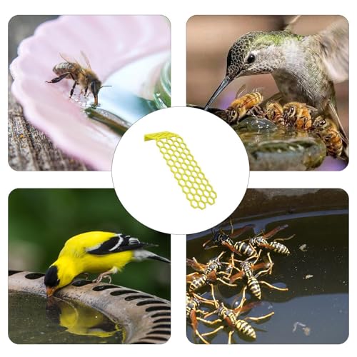 Bee Waterer Ladder,Beehive-Shaped Butterfly Watering Feeder,Bee Hydration Station | for Pool Courtyard Garden Pond Patio Lawn Porch Pathway Balcony - color: Yellow