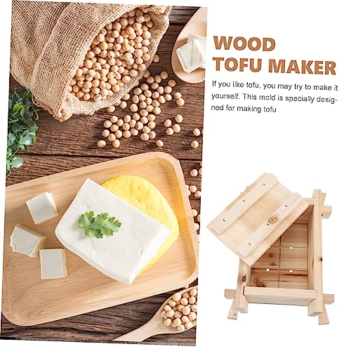 Tofu Maker Mold Wooden Tofu Press and Cheese Capacity Design for Easy Pressing and Diy Enthusiasts