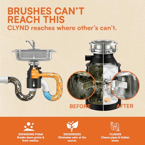 Dishwasher and Garbage Disposal Cleaner Tablets Bundle – Odor Eliminating Foaming Action & Descaler – Septic Safe Appliance Maintenance Kit – Mint & Citrus Scents