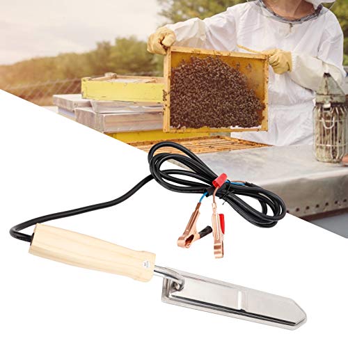 Stainless Steel Electric Honey Uncapping Knife Honey Scraper Cutter Beekeeping Equipment Tools 12V for Honey Harvesting Extracting Bee Keeping , Heating Honey Scraper , Electric Honey Cutter Electr
