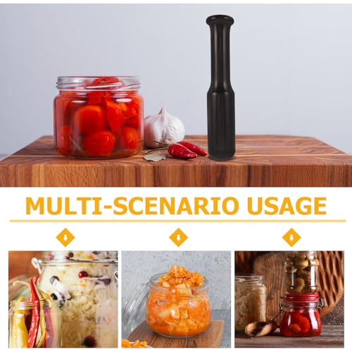 Sauerkraut Pounder Fermentation Tamper: Fermenting Pickle Stick Masher - Vegetable Fermentation Tool Wooden Pestle Tamper Stick