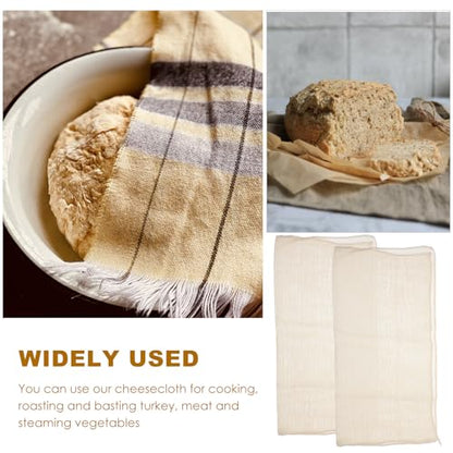 VOSAREA Reusable Cheese Cloth Tofu Filter Cloth, 6 Pieces 40x40cm Pure Cotton Muslin Fabric for Straining, Draining, Cooking and Homemade Cheese Making