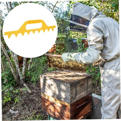 Toddmomy Beehive Frame Spacer Tool Hive Spacer for Beekeeping Frame Holder for Beehive Lightweight Plastic Bee Hive Tool