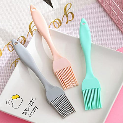 Silicones Pastries Brush Oil Butter Basting Brush for BBQ Cooking Baking Silicones Basting Pastries Brush