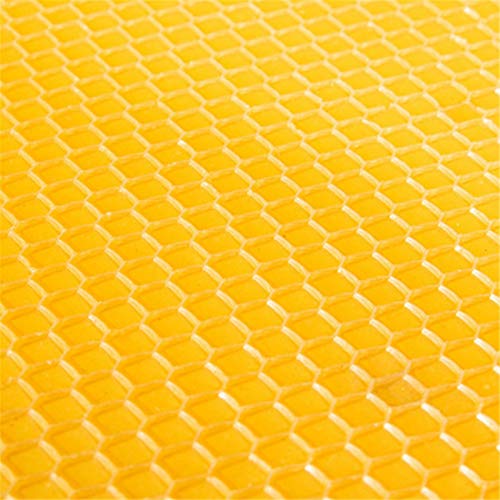 ZffXH 30 Pack Beeswax Sheets Bee Hive Frames and Wax Foundations Sheets Beeswax for Bee Hive Frames Natural Beeswax Honeycomb Sheets for Beekeeping Candle Making