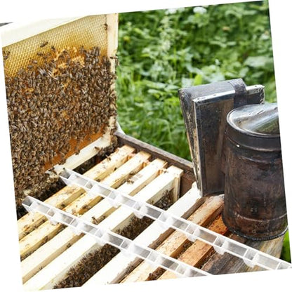 10pcs Beehive Spacing Strip Lightweight Abs Honeycomb Frame Divider Essential Beekeeping Tool for Easy Installation and Space Saving Durable Bee Nurturing Spacer