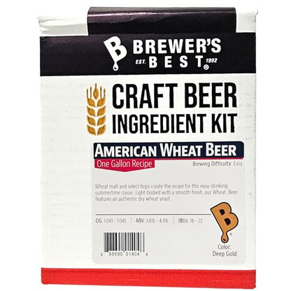 Home Brew Ohio Best One Gallon Home Brew Beer Ingredient Kit (American Wheat Beer)