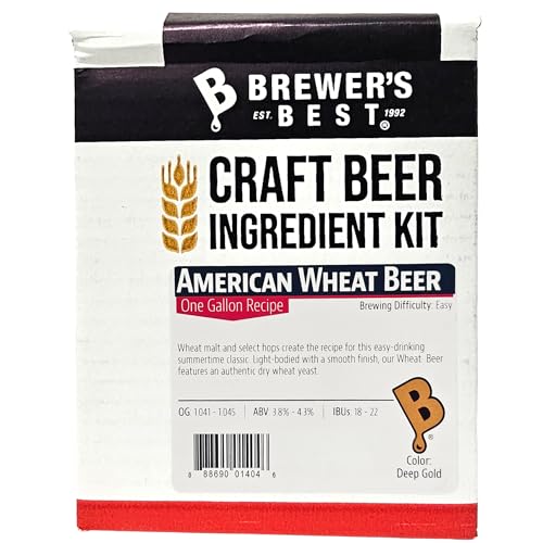 Home Brew Ohio Best One Gallon Home Brew Beer Ingredient Kit (American Wheat Beer)