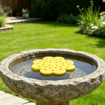 KICHOUSE 5pcs Floating Bee Feeding Island: Floating Beekeeping Waterer Station - Beehive Butterfly Waterer Dispenser EVA Foam Drinker for Bee Drinking Station in Apiary