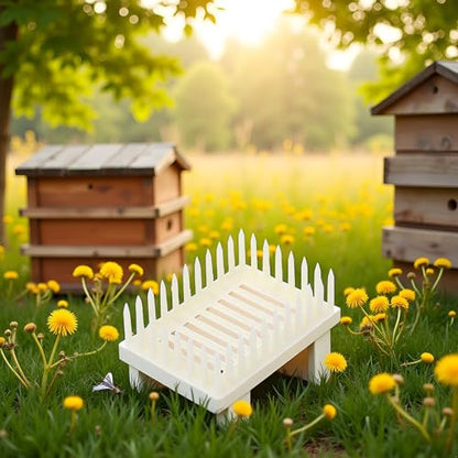 White Poity Plastic Queen Marker Cage Clip Bee Catcher Beekeeper Beekeeping Tools Equipment Farm and Ranch Beekeeping Supplies,Farm and Ranch