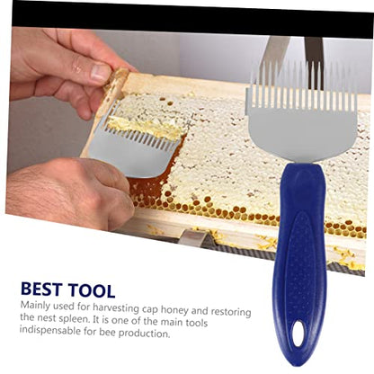 Homoyoyo Beekeeping Honeycomb Tool Uncapping Fork Honey Scraper Honey Shovel for Beekeepers