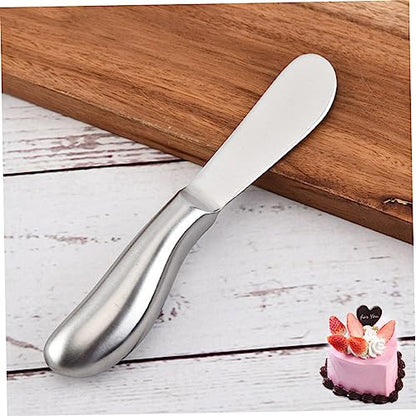 SOLUSTRE Stainless Steel Butter Spreader Knife Cream and Cheese Spatula for Cake Icing and Butter Rust-resistant Kitchen Utensil Suitable for Restaurants and Catering