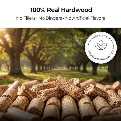 Kona 100% Hickory Smoker Pellets, Intended for Ninja Woodfire Outdoor Grill, 16 lb Resealable Bag - size: 16 pounds