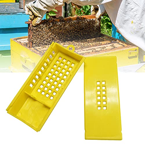 Plastic Queen Bee Cages 12PCS Transporting Catcher Beekeeping Supplies Rearing Cup Kit Transporting Catcher Insectary Box Beekeeper Equipment Tool