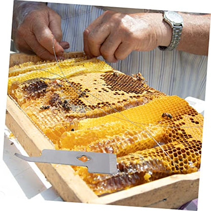 1pc Stainless Steel Beekeeping Hive Tool Lifter and Scraper Heavy Gauge Beehive Scraper for Lifting Frames and Scraping Beeswax Convenient Beekeeping Equipment for Professionals