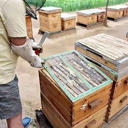 Steel Hive Tool J Hook hive Tools Stainless Steel Beekeepers J Hook Hive Tool Bee Hive Frame Lifter and Scraper for Beekeepers (1)
