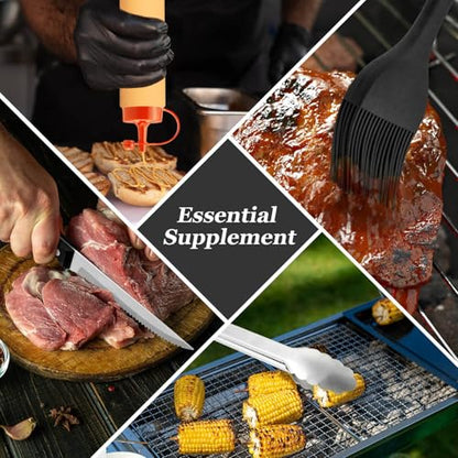 35PCS Griddle Accessories Kit, Leonyo Flat Top Grill Accessories, Grill Tools with Enlarged Spatulas, Melting Dome, Metal Scraper, Burger Press for Outdoor Barbecue Teppanyaki Hibachi Cooking - style: Rectangle Bacon Press