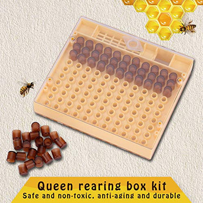 Beekeeping Tools Kit Rearing Cup Set Grafting Tool for Plastic Bee Box Compatible with Bee Cultivating Equipment